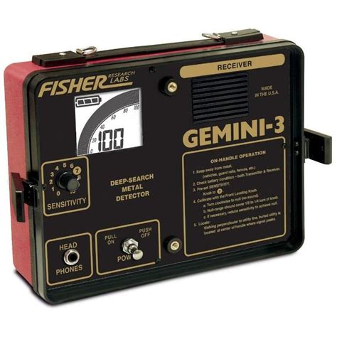 metal detector 2 box|fisher gemini 3.